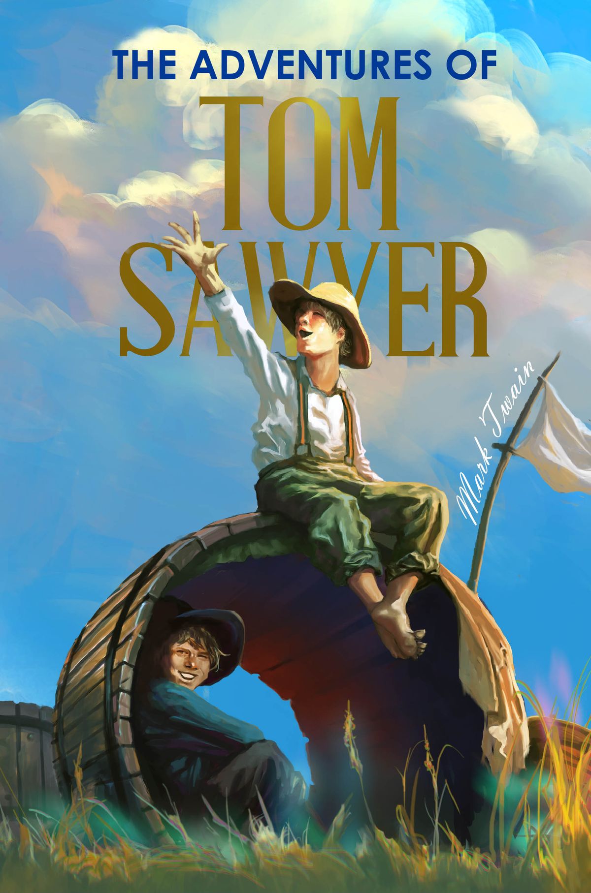 The Adventures of Tom Sawyer book cover